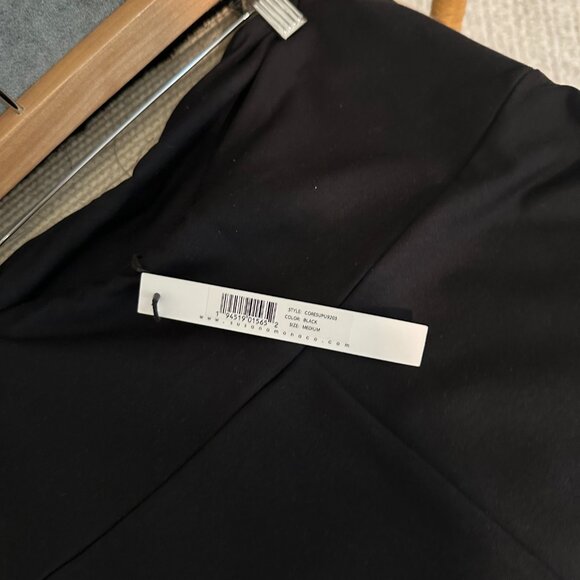 ✨ Susana Monaco Aimee Black Strapless Jumpsuit – NWT – Size M ✨ - Picture 4 of 6